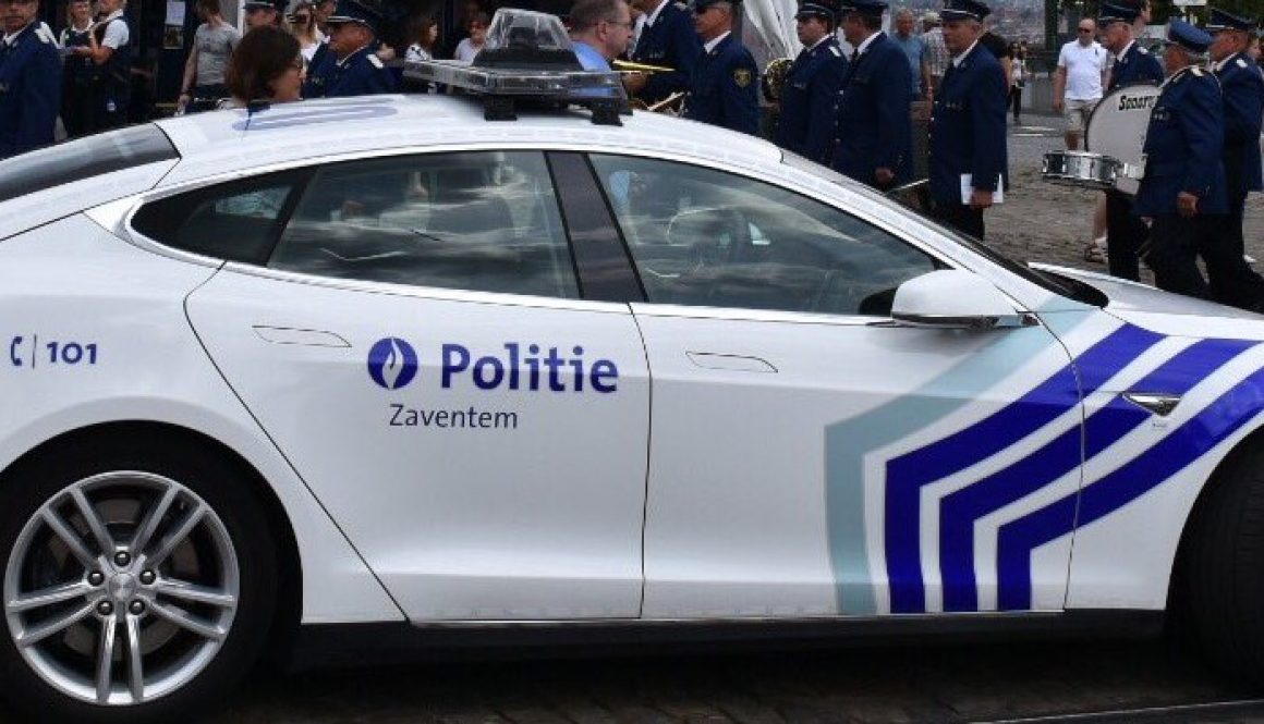 Image of a Belgian Police Car