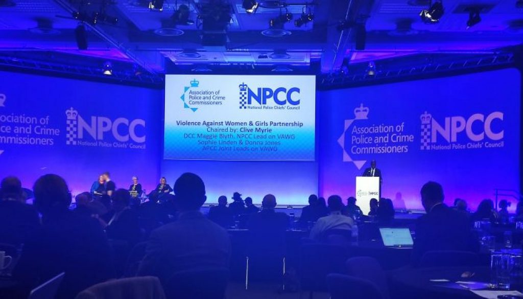 A full meeting room at the APCC and NPCC summit
